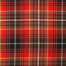 Innes Red Weathered 16oz Tartan Fabric By The Metre